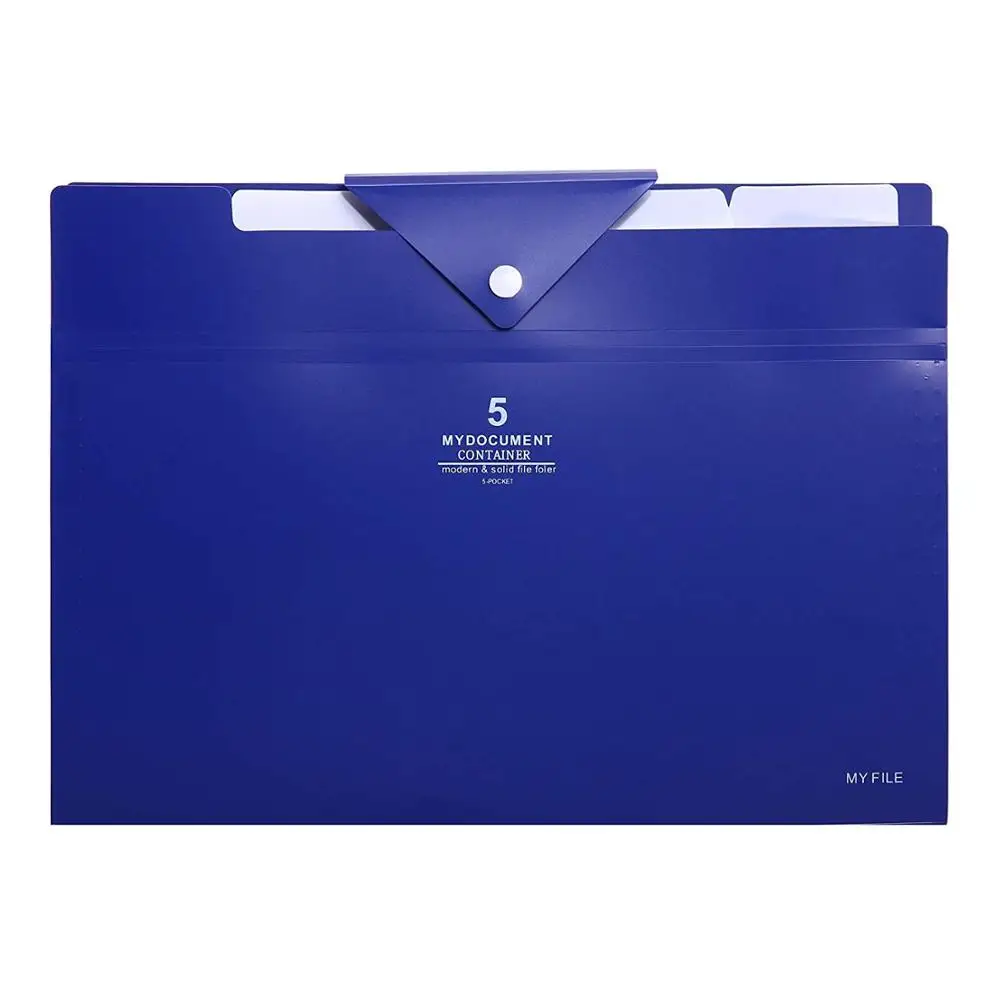 Office File Folders with 8 Pockets Letter Size Expanding Accordion Document Paper File Organizer