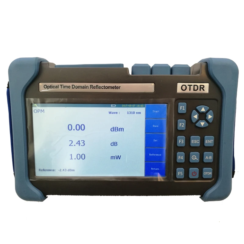 OTDR for SM MM Wavelength with Touch Screen and Optical Power Meter and VFL