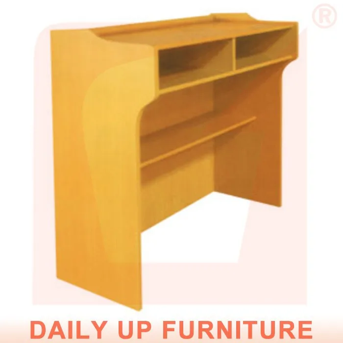 Wooden Teacher Platform Table With Large Drawer Classroom Teacher Desk Speech Table Lectern Dais For Primary School College