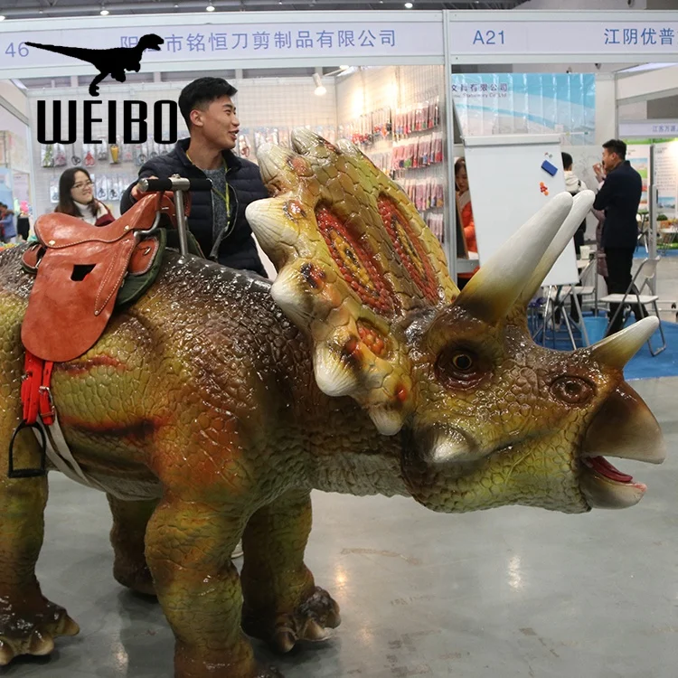 Animatronic dinosaur simulation triceratops robotic dinosaur ride