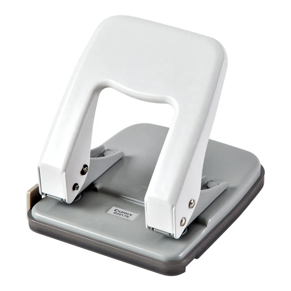 Стандартный бумажный перфоратор Comix из нержавеющей стали, 35 листов, 2 отверстия