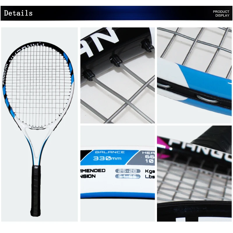 Composite Tennis Racket with Customized Logo and Design
