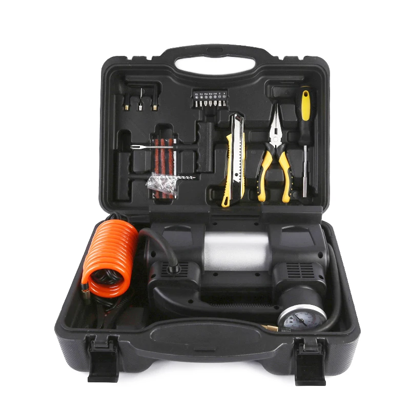 
Portable car tyre inflator pump 12v air compressor car tyre inflator 100 psi for car 