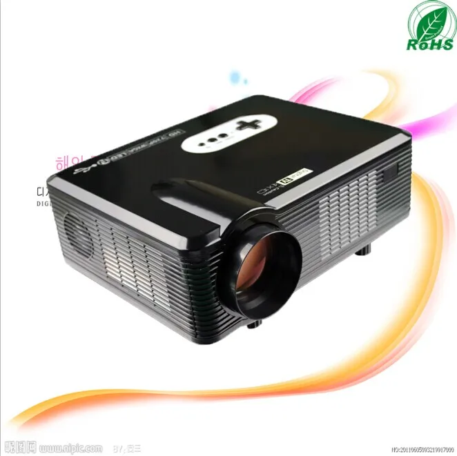 специально для Hom офис школы использования Full HD привело 3.3кг мини ТВ проектор