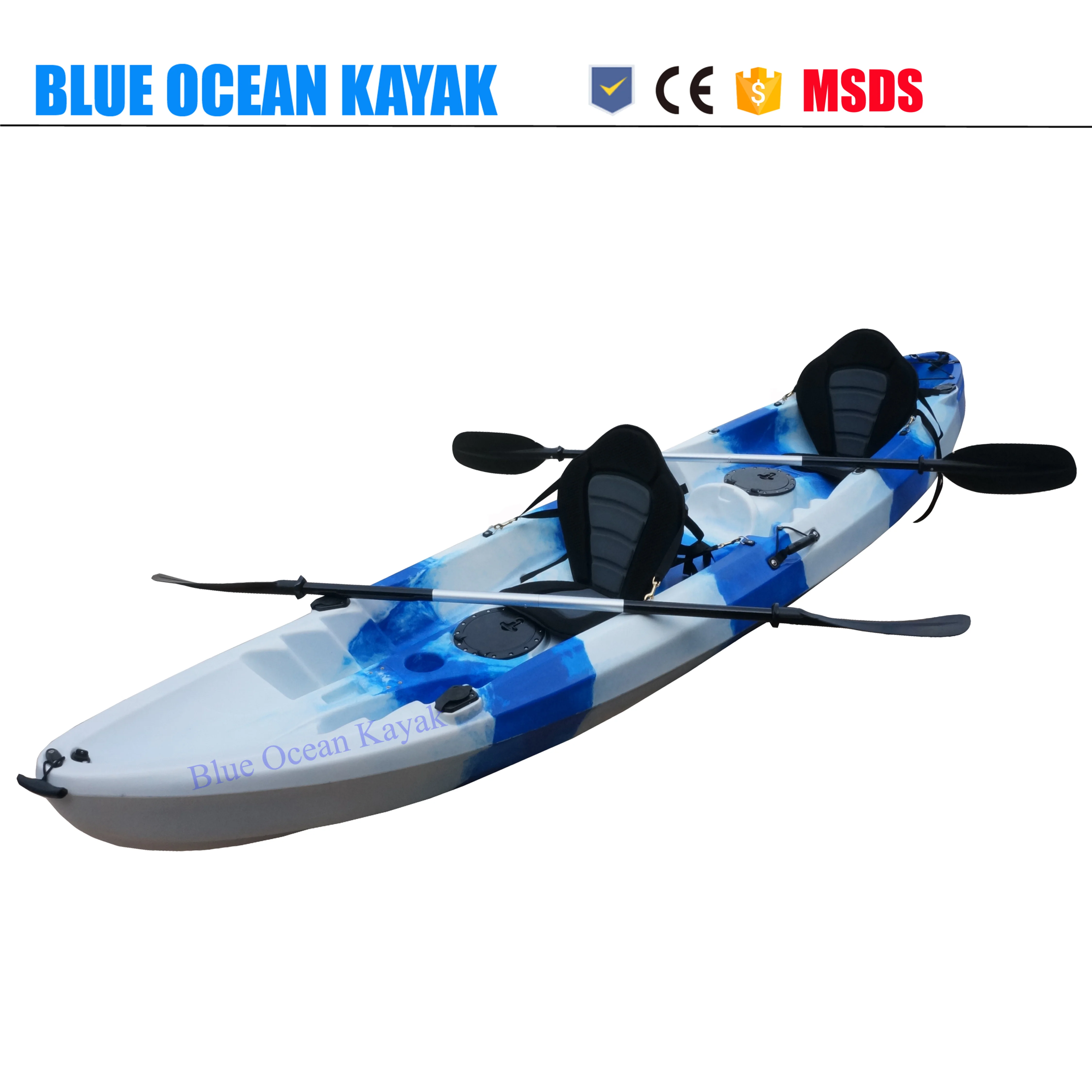plastic kayak for two person from BLUE OCEAN KAYAK