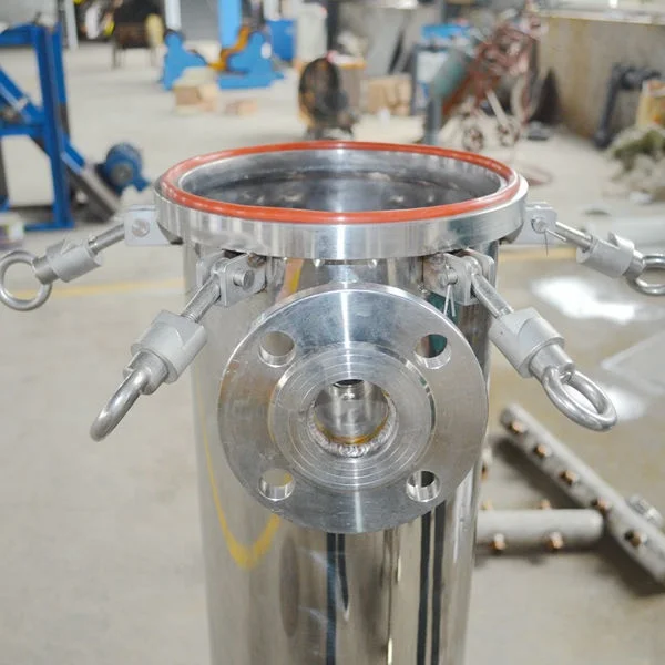 1 year warranty liquid single bag filter housing Micro filtration machine for coconut water  for water treatment