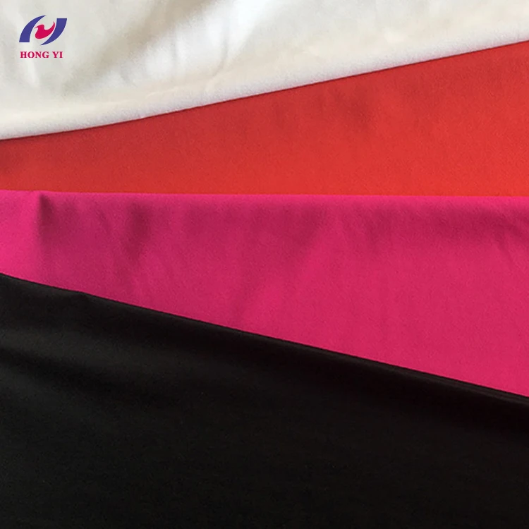 Stretchy Polyester Knitted Fabric For Legging Pants Swimsuits Dress Material