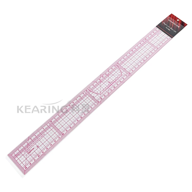 Kearing Durable Fashion Design Grading Ruler 50cm Pattern Making Ruler # 8003 for Sewn Tailors