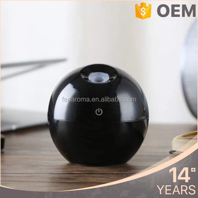 Mini Portable 130ml ABS Usb Aroma Diffuser Essential Oil Ball Dispenser, Home Use Ultrasonic Humidifier