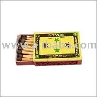 Premium Quality Safety Matches Black & Colorful Stick Match Sticks in Wooden Box for Kitchen Use