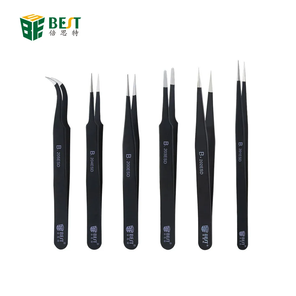 Brand new esd tweezer Anti-static Tweezers repair tool