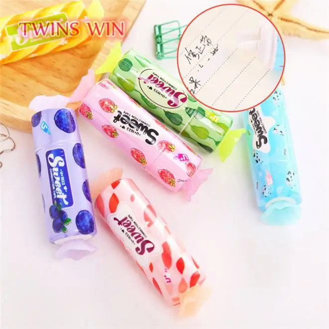 china cheapest and Newest pretty kids stationery gift sets wholesale cute correction tape for promotional