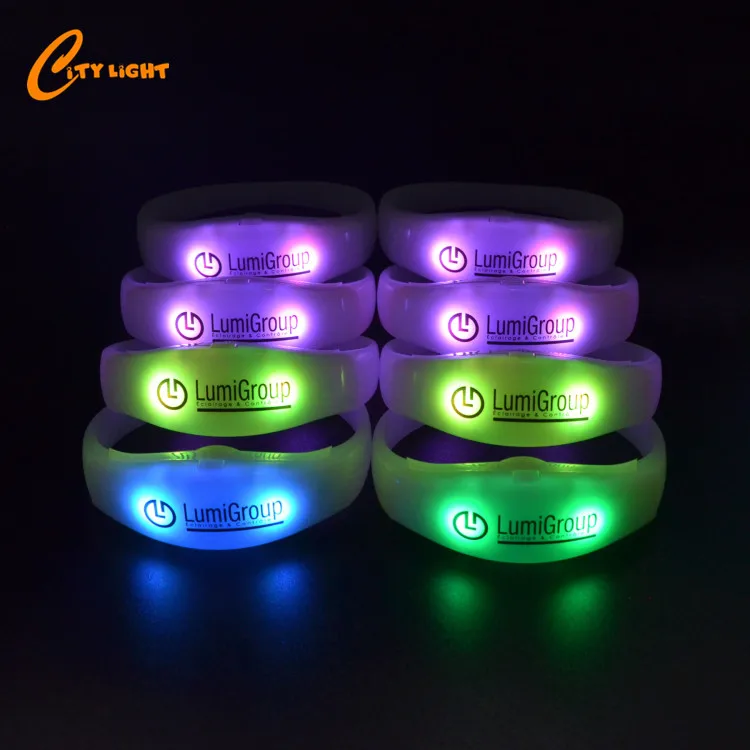 Best price remote controlled led wristband dmx led bracelet