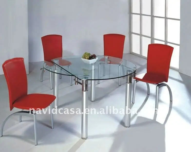 cheap wholesale modern glass folding kitchen tables