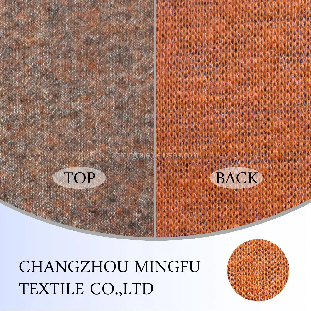 double faced 100%wool merino wool fabric with colored silver decoration for winter coats