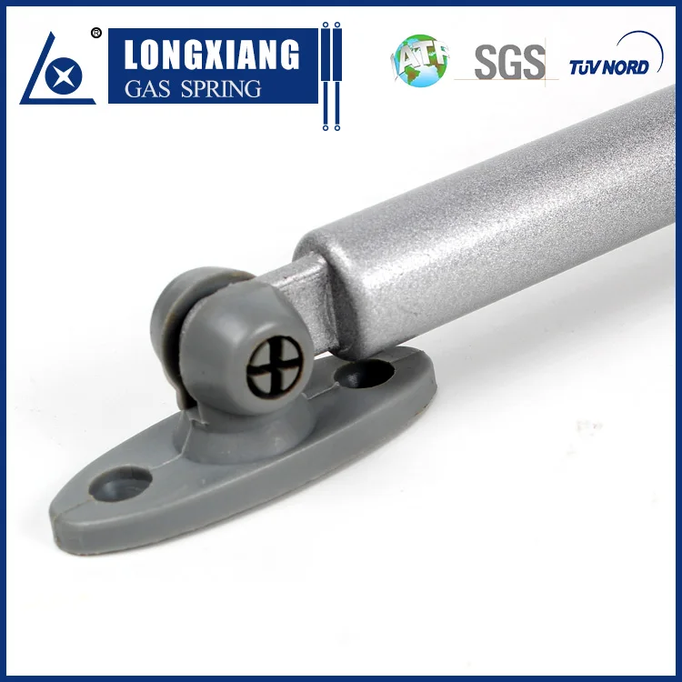 Furniture gas spring 50N with 3 type brackets for cabinet door gas struts
