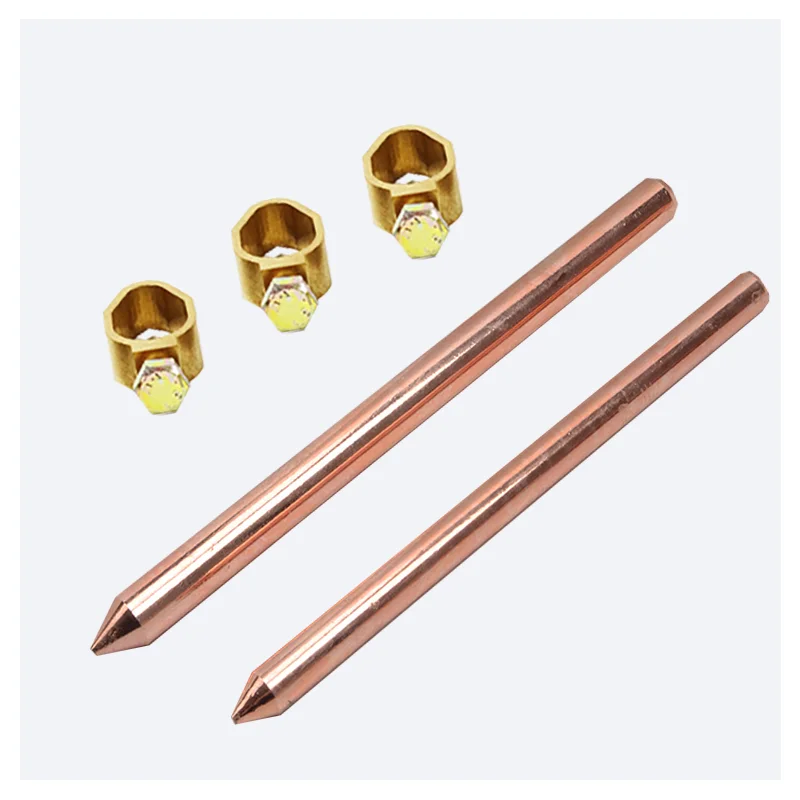 Earthing And Lightning Protection System Copper bonded earth Rod,Copper clad steel rod,Ground rods