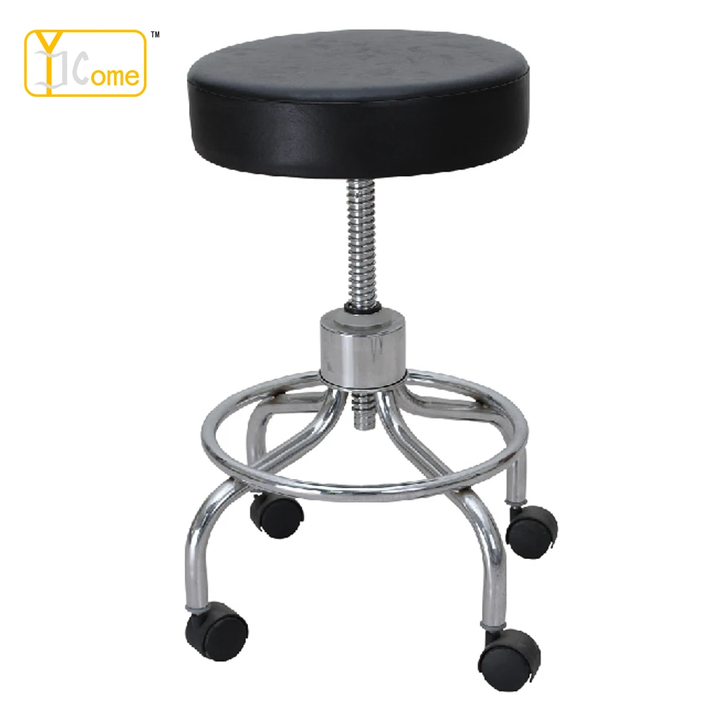 Manufacture Adjustable Height Hospital Stool Nursing Chair With Castors
