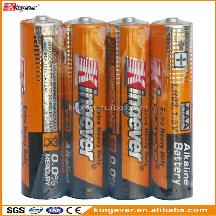 1.5v hot sale aaa size am4 lr03 no.7 alkaline battery