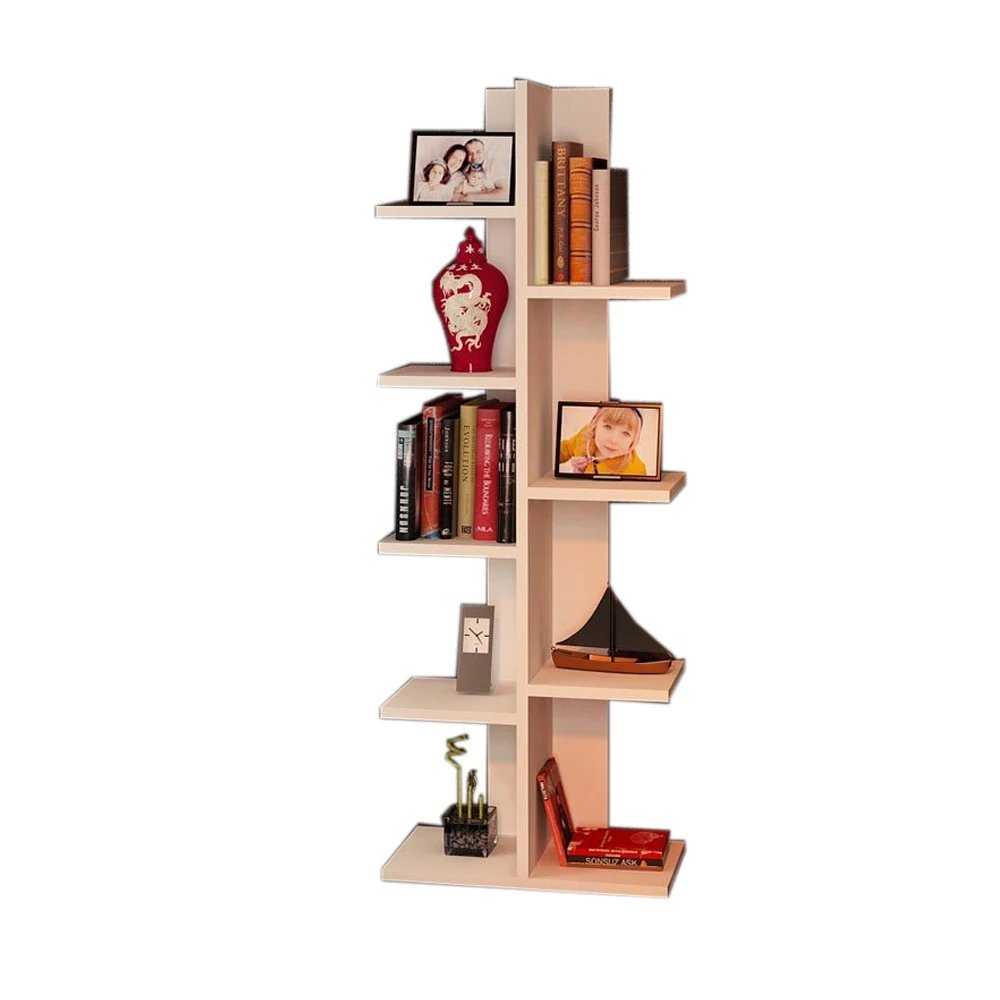 
Modern white color shelves wooden bookcase for kids bookcase 