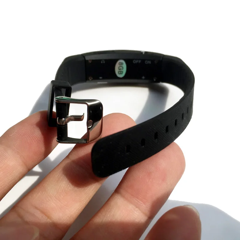 
8G Digital Audio Voice Recorder Sport Bracelet High fidelity recording Mp3 player (DW-SK201) 