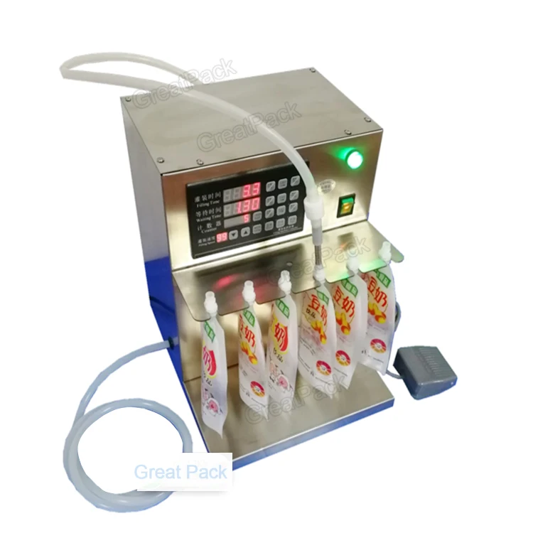 
semi automatic cheap spout pouch filling machine 