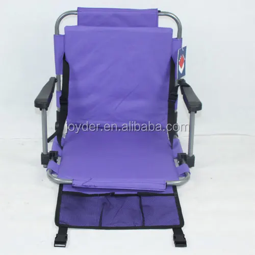 lightweight portable wholesale folding back seat stadium chair
