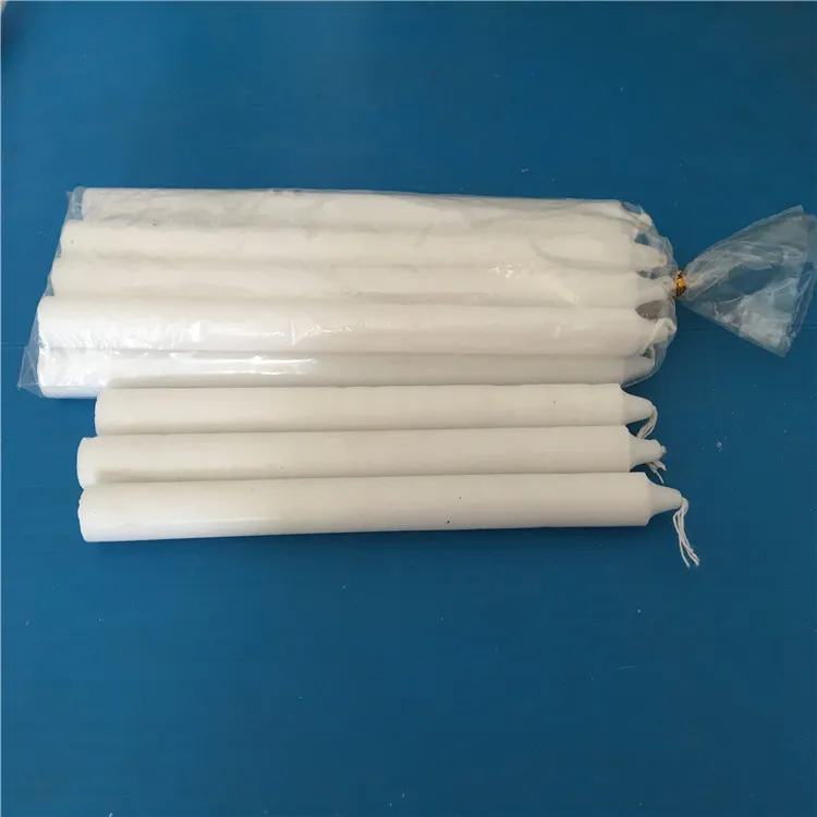 High quality pure wax tall thin candle manufacturer in China