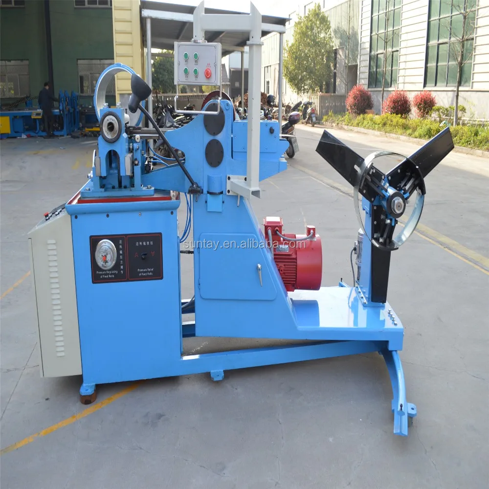 HAVC round tube spiral duct making machine by Suntay