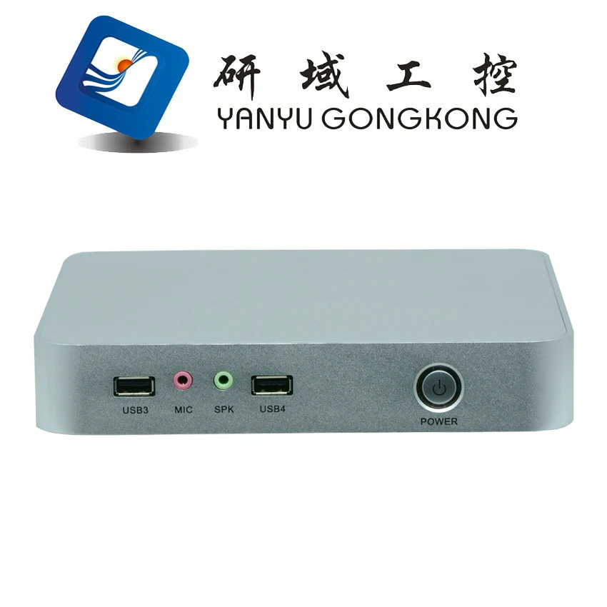 Intel HD graphics настольных HTPC случае мини-компьютер с 2 lan/VGA/аудио на передней панели