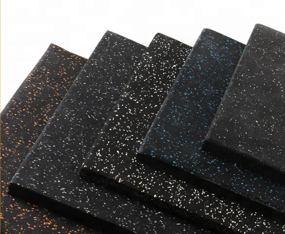 QingDao 7KING 15mm commercial gym vulcanized rubber tile pad floor mat sheet