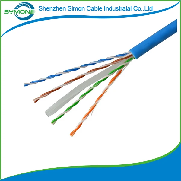 OEM factory price 26AWG 0.38mm CCA cat6 cable UTP network cable