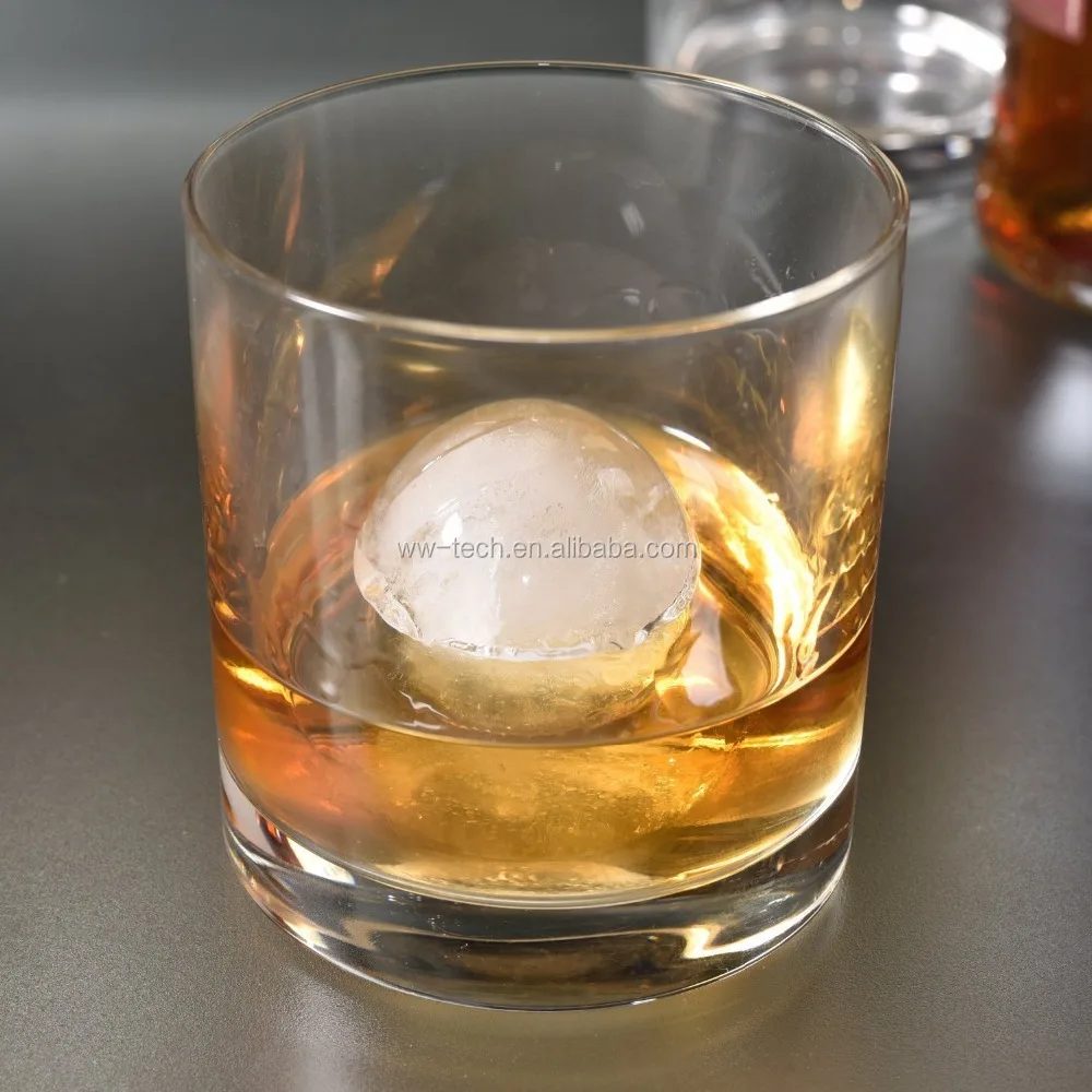 
Whiskey Large spheres silicone ice ball maker mold 