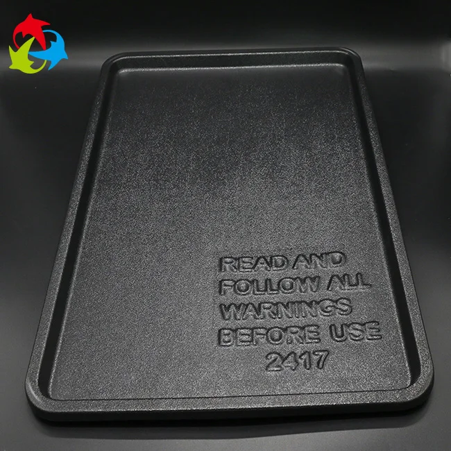 Existed Mold Black ABS Plastic Rabbit Bird Cage Trays