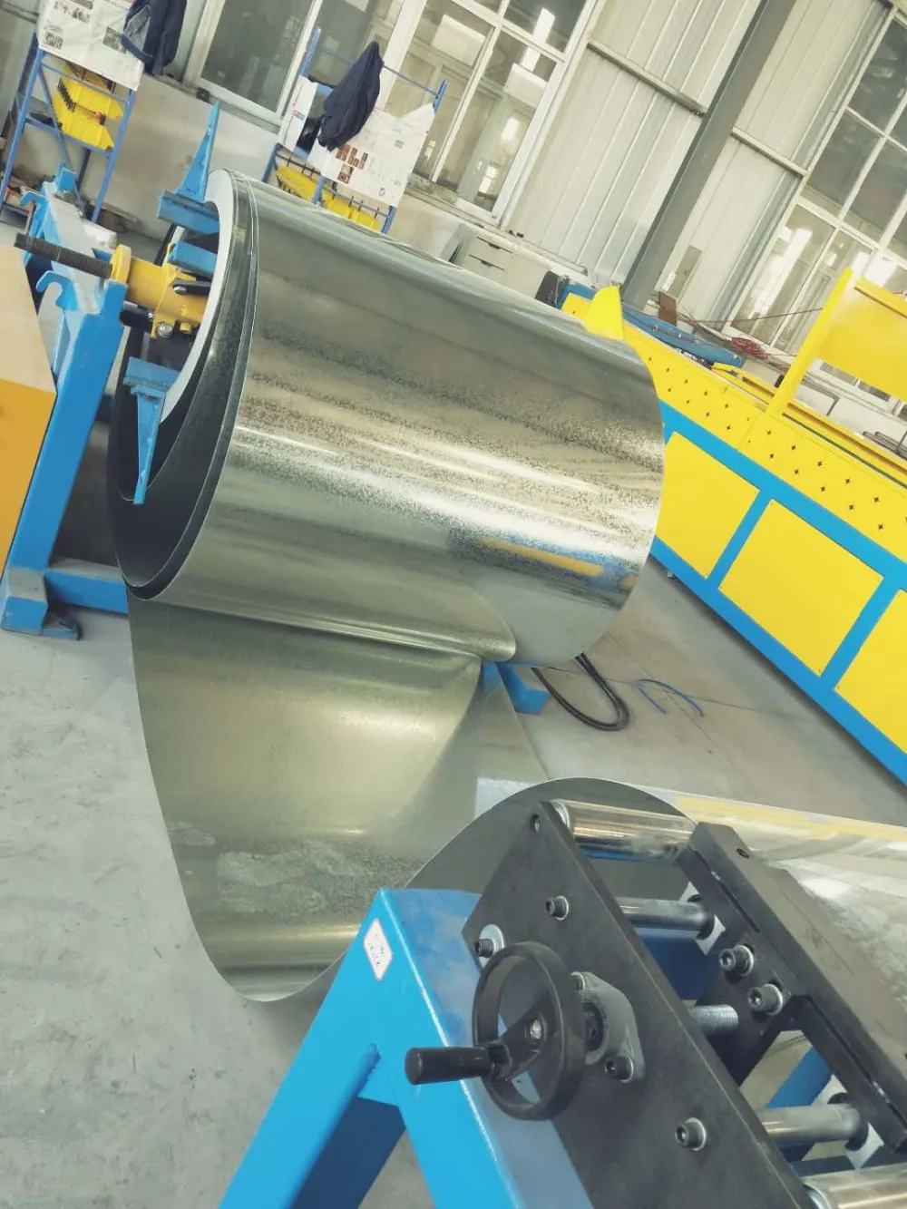 Galvanized iron u shape auto duct line 5