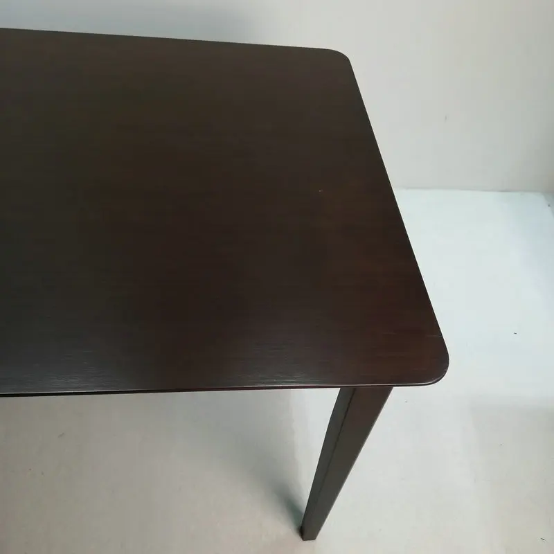 Деревянный Прямоугольный Обеденный стол из бамбука, обеденный стол из орехового дерева