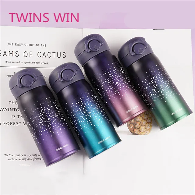 Hot products new goods custom double Food Grade stainless steel insulated 500ml water bottles free samples dropshipping 053