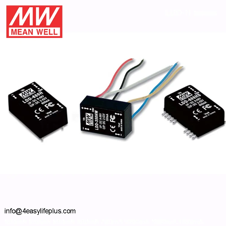 Mean Well DC DC Step Down Constant Current LED driver For 350mA LDD-350H