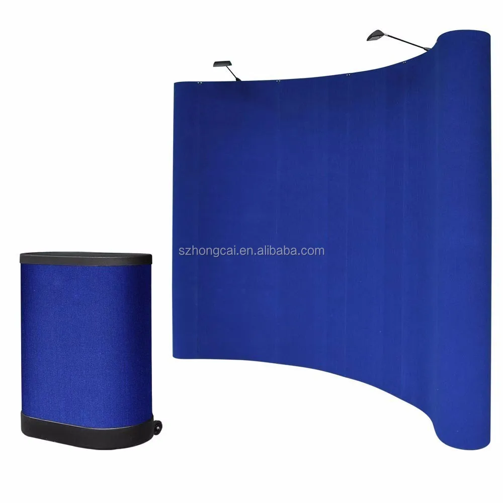 Folding booth display pop up wall