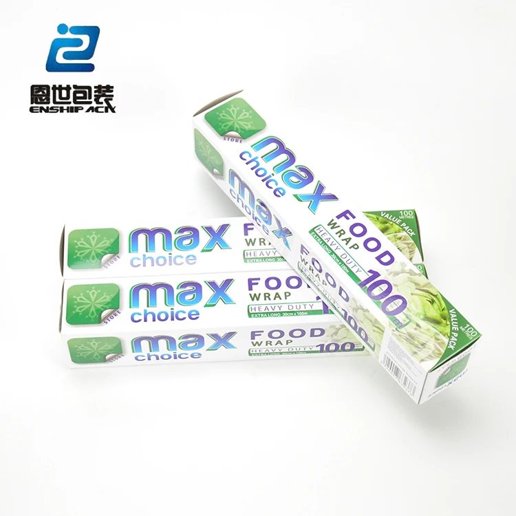 max choice good quality food cling film warp 100m with color box