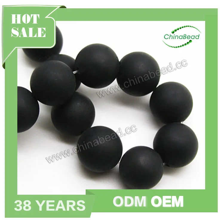 Природный камень бусины, ювелирные изделия бусины, черный полудрагоценный камень