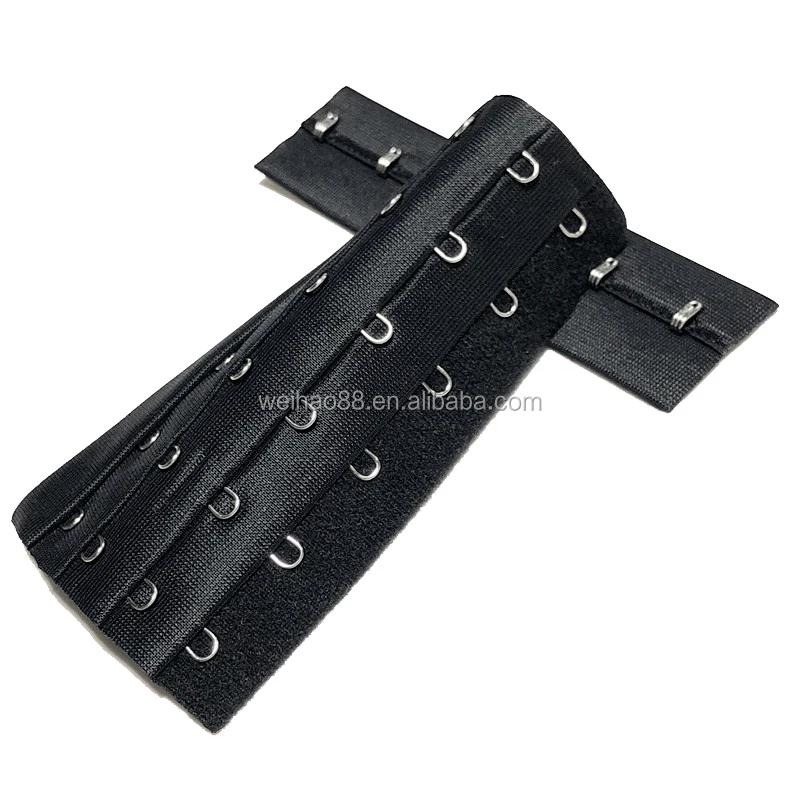 Lingerie bra strap hook clasps 6 hooks nylon bra extender for underwear /Lingerie clasp