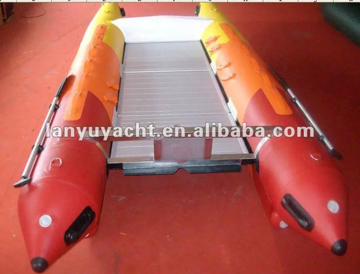 
2014 CE PVC high speed cataraft inflatable boat 