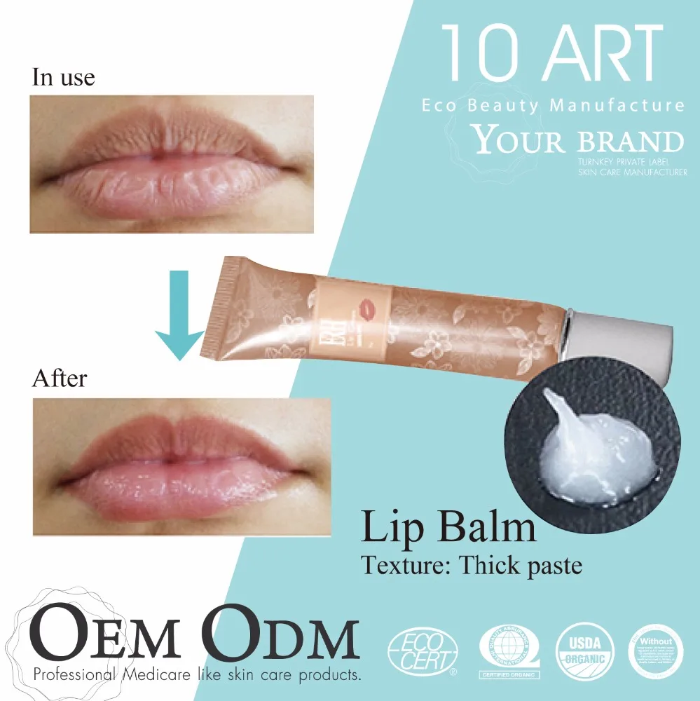 
OEM Customized Natural Lip gloss scrub mask balm with custom logo 