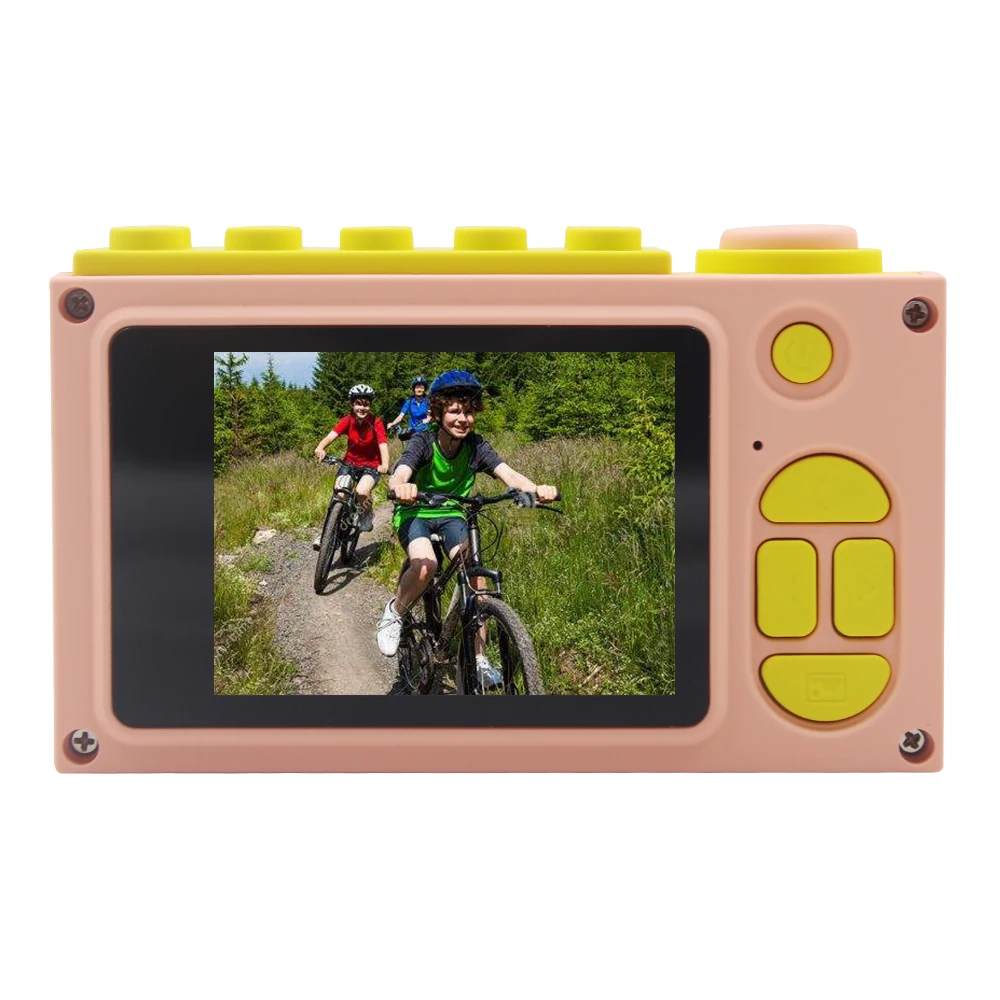 Цветная цифровая камера нового дизайна с экраном 2,0 дюйма, Детская видеокамера с легким захватом