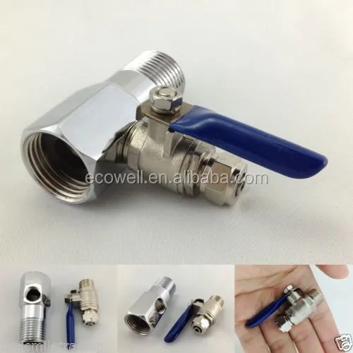 Шаровой кран с адаптером 1/2-1/4 дюйма фильтр для воды обратноосмотический