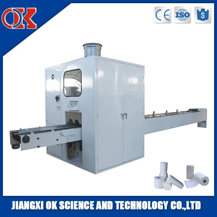 High Degree Automatic Jumbo Fabric Roll Cutting Machine