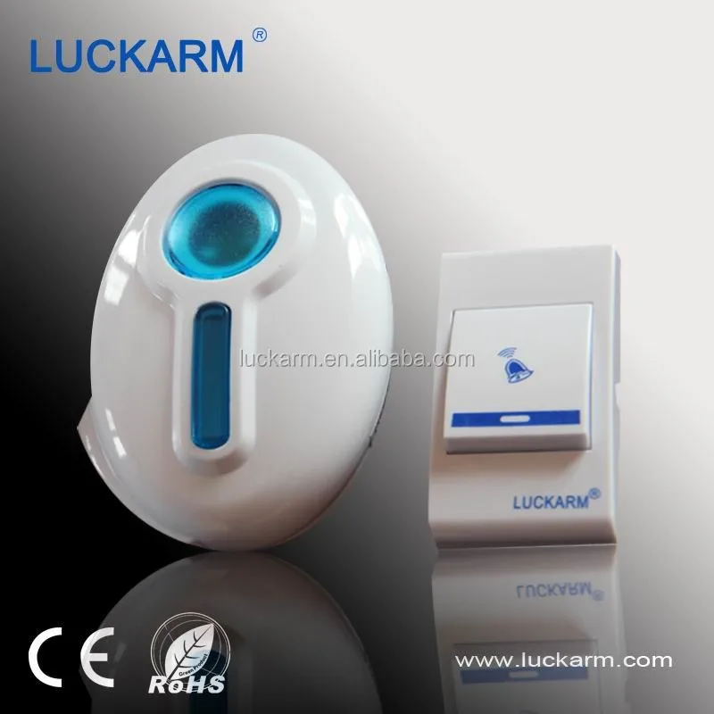 Battery Wireless Doorbell with Push Button Switch