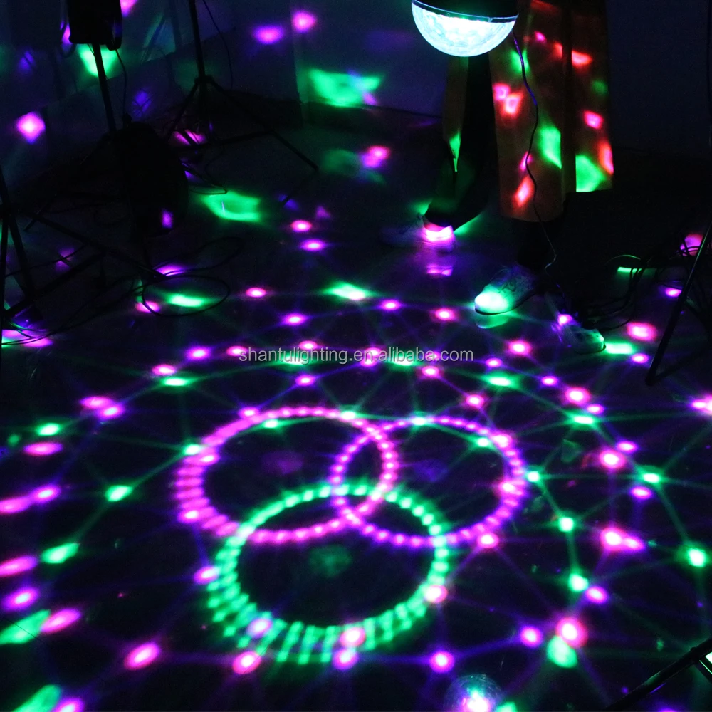 Baisun RGBOPY Color Digital Magic Crystal Ball Light with Remote Control