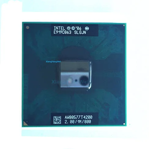 Original Intel T4200 CPU 2.0/1M/800 original official version of the original pin PGA SLGJN supports 965 chipset